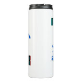 Reitpferden Thermosbecher (Rückseite)