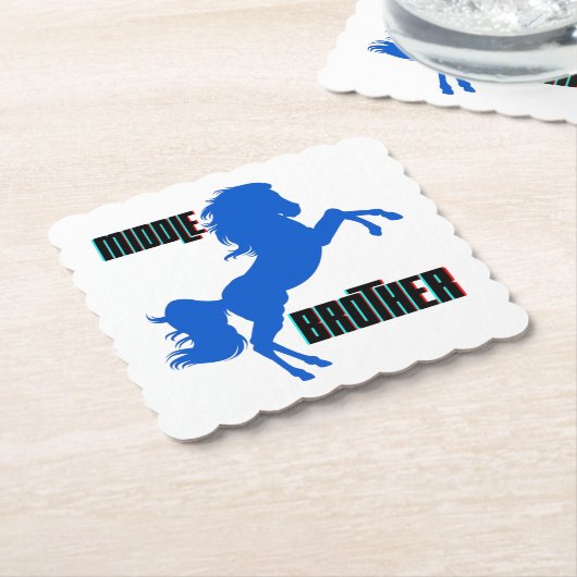 Reitpferden Untersetzer (angewinkelt)