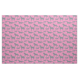 Reitpink Graues Pferdemuster Stoff