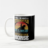 Reitplan Reitpferde Pferde Lover Funny Gi Kaffeetasse (Links)