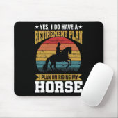 Reitplan Reitpferde Pferde Lover Funny Gi Mousepad (Mit Mouse)