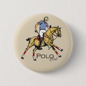 Reitpolo Button (Vorderseite)
