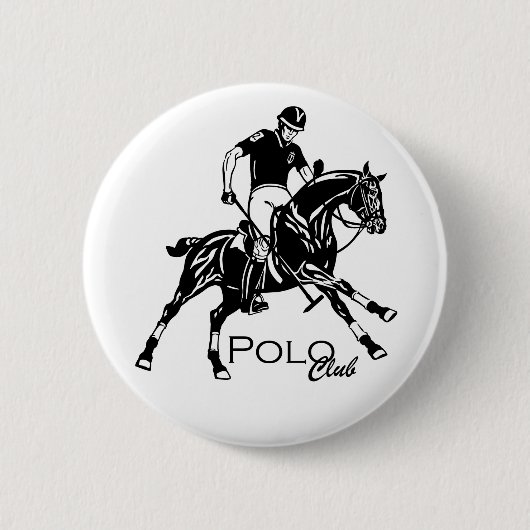 Reitpolo Button (Vorderseite)