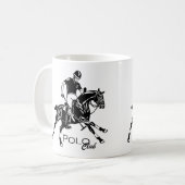 Reitpolo Kaffeetasse (Vorderseite Links)