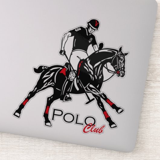 Reitpolsport Aufkleber (Detail)