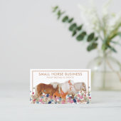 Reitpony Pony Visitenkarte (Stehend Vorderseite)