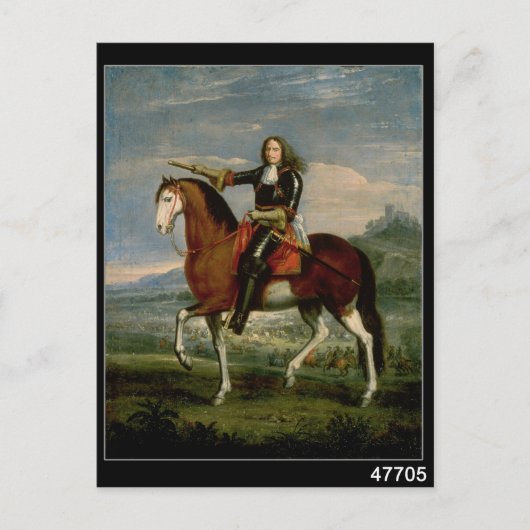 Reitportrait Postkarte (Vorderseite)