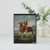 Reitportrait Postkarte (Stehend Vorderseite)