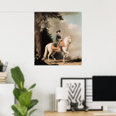 Reitportrait von Catherine II Poster (Heimbüro)