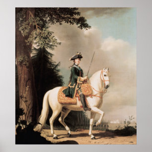 Reitportrait von Catherine II Poster