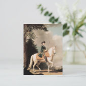 Reitportrait von Catherine II Postkarte (Stehend Vorderseite)