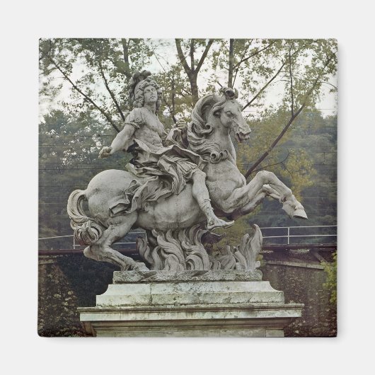 Reitportrait von Louis XIV 2 Magnet (Vorne)