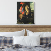 Reitportrait von Louis XIV Leinwanddruck (Insitu (Schlafzimmer))