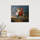 Reitportrait von Louis XVI 1791 Poster (Küche)