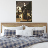 Reitportrait von Marie de Medici Leinwanddruck (Insitu (Schlafzimmer))