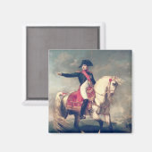 Reitportrait von Napoleon I 1810 Magnet (Vorderseite/Rückseite)