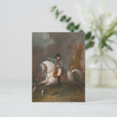Reitportrait von Napoleon Postkarte (Stehend Vorderseite)