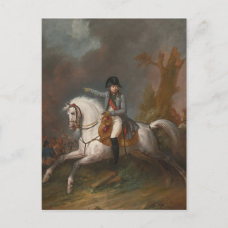 Reitportrait von Napoleon Postkarte