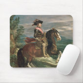 Reitportrait von Philip IV c.1636 Mousepad (Mit Mouse)