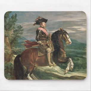 Reitportrait von Philip IV c.1636 Mousepad