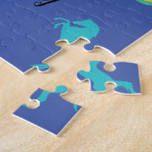 Reitpuzzle mit personalisiertem Namen. Puzzle (Seite)