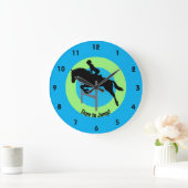 Reitsäulenuhr Große Wanduhr (Zuhause)