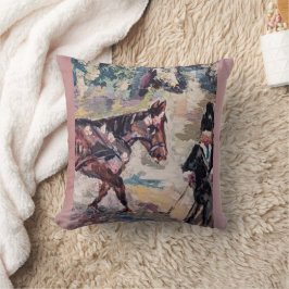 Reitschmuckmalerei im Renaissancestil Kissen