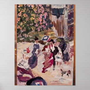 Reitschmuckmalerei im Renaissancestil Poster