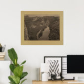 Reitschuh Canyon, Green River, 1872 Poster (Heimbüro)