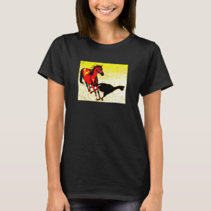 Reitschul Stallmädchen Jungen schöne Araber Ho T-Shirt