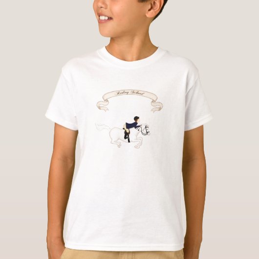Reitschule Emblem (Junge) T-Shirt (Vorderseite)
