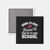 Reitschule Girl Magnet (Vorderseite/Rückseite)
