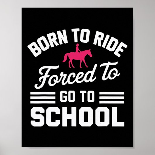 Reitschule Girl Poster (Vorne)