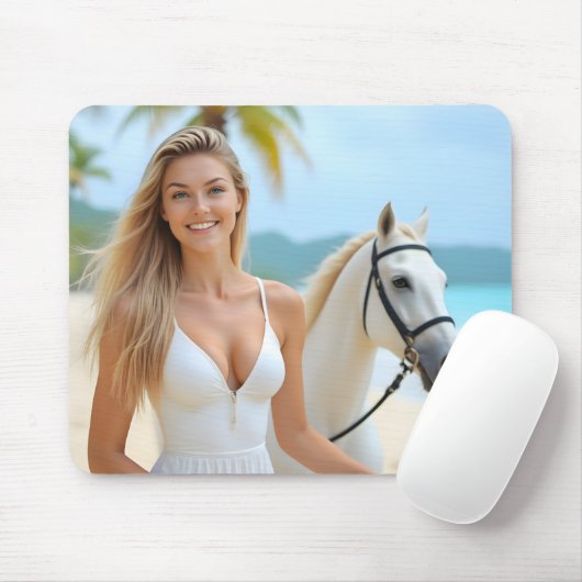 Reitschule Grace im Paradies Mousepad (Mit Mouse)