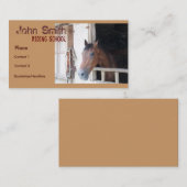 ReitschulVisitenkarte Visitenkarte (Vorne/Hinten)