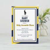 Reitsport Baby-Baby-Dusche einladen Einladung (Stehend Vorderseite)