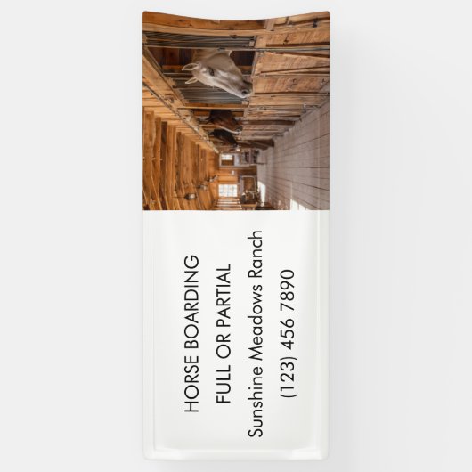 Reitsport-Boarding Banner (Vertikal)