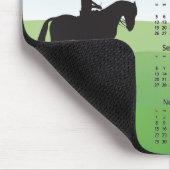 Reitsport-Design 2026-Kalender-Mauspad Mousepad (Ecke)