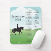 Reitsport-Design 2026-Kalender-Mauspad Mousepad (Mit Mouse)
