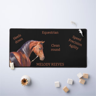 Reitsport Dressur Personalisiert Schreibtischunterlage