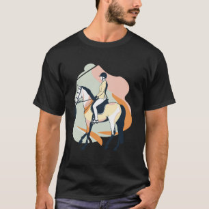 Reitsport Dressur Vielseitigkeit Pferdesport T-Shirt