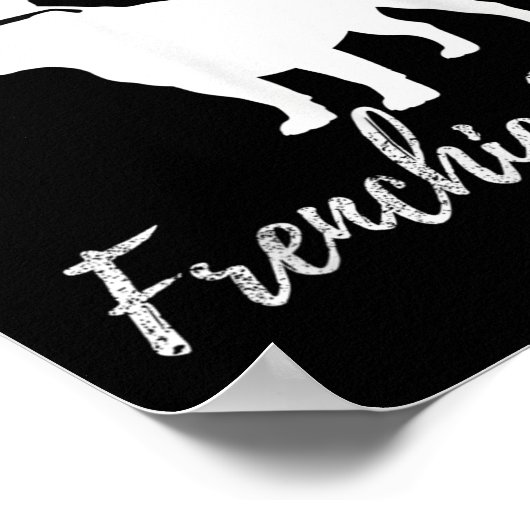 Reitsport Frenchie Mama Ristorante da Valentino Poster (Ecke)