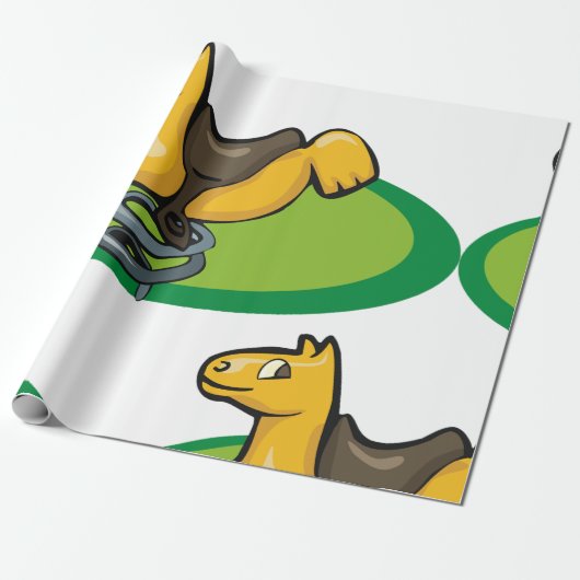 Reitsport Geschenkpapier (Ungerollt)