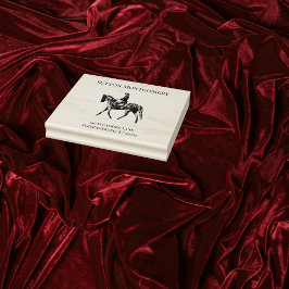 Reitsport Horse Jockey Gummistempel