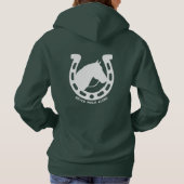Reitsport Individuelle Name Reiten Hoodie (Rückseite)