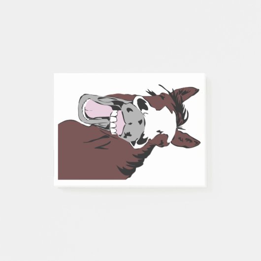 Reitsport Kunst Post-it Klebezettel (Vorderseite)