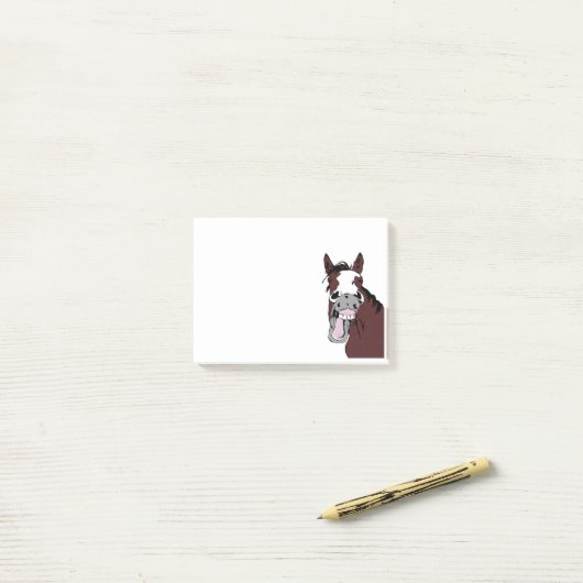 Reitsport Kunst Post-it Klebezettel (Auf Schreibtisch)