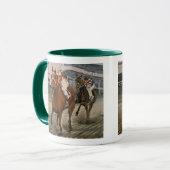 Reitsport Pferderennen Tasse (Vorderseite Links)