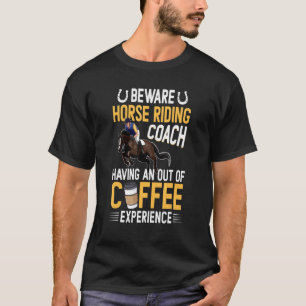 Reitsport Reitcoach Kaffee Sport T-Shirt
