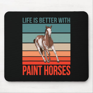Reitsport Reiten ist besser Paint Mousepad